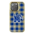 thumbnail image 1 of Keyscaper Memphis Tigers Plaid Bling iPhone Case, 1 of 1