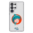 thumbnail image 1 of Keyscaper Miami Dolphins Galaxy Clear Case, 1 of 6