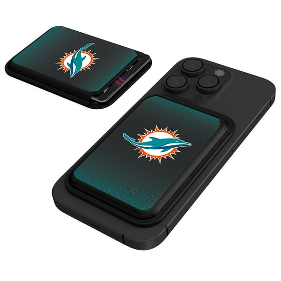 Keyscaper Miami Dolphins Magnetic Credit Card Wallet
