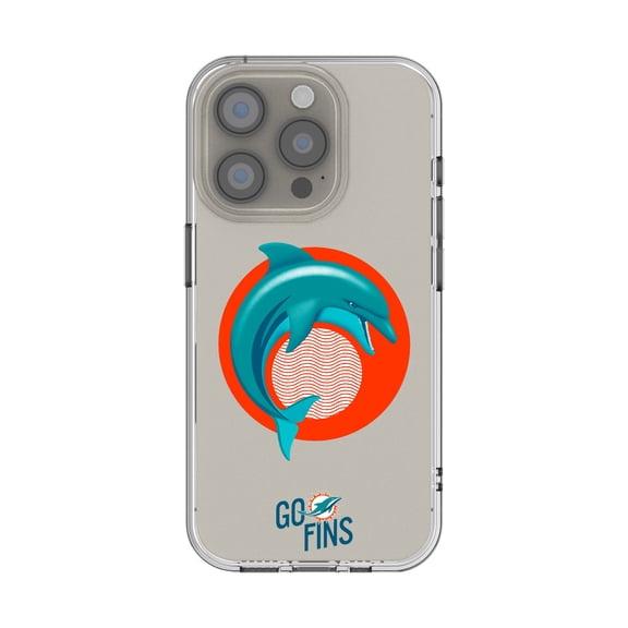 Keyscaper Miami Dolphins iPhone Clear Case