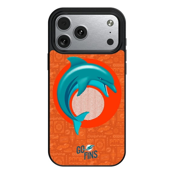 Keyscaper Miami Dolphins iPhone Magnetic Bump Case