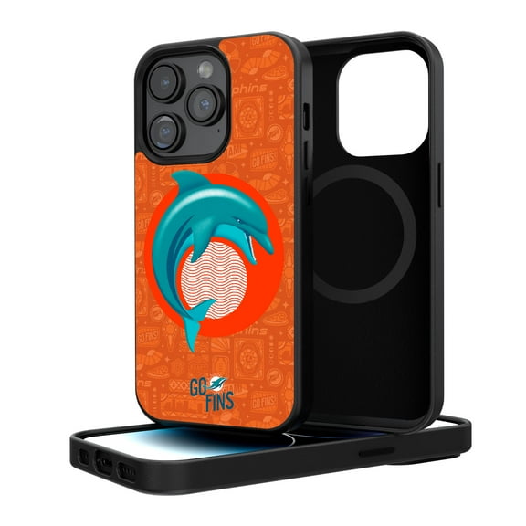 Keyscaper Miami Dolphins iPhone Magnetic Bump Case