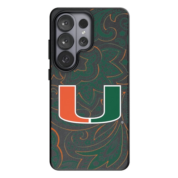 Keyscaper Miami Hurricanes Paisley Galaxy Magnetic Bump Case