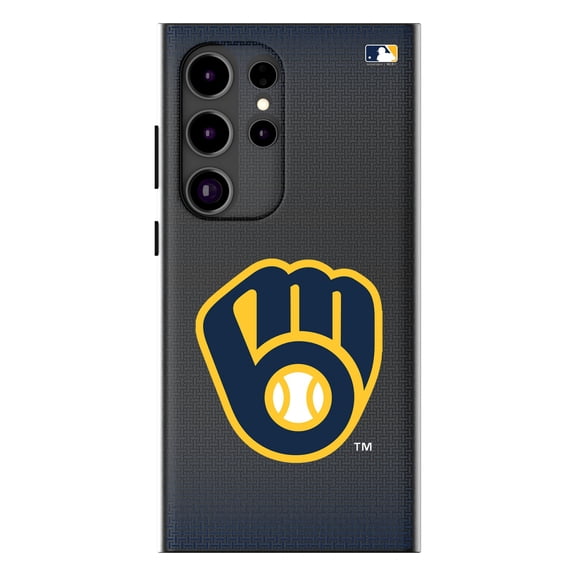 Keyscaper Milwaukee Brewers Linen Galaxy Magnetic Bump Case