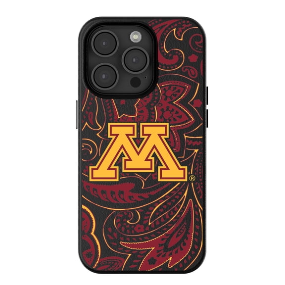 Keyscaper Minnesota Golden Gophers Paisley iPhone Magnetic Bump Case