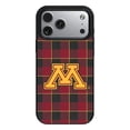 thumbnail image 1 of Keyscaper Minnesota Golden Gophers Plaid Magnetic Bump iPhone Case, 1 of 6
