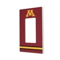 thumbnail image 1 of Keyscaper Minnesota Golden Gophers Stripe Design Single Rocker Lightswitch Plate, 1 of 4