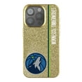 thumbnail image 1 of Keyscaper Minnesota Timberwolves Sidebar Gold Bling iPhone Case, 1 of 1