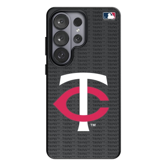Keyscaper Minnesota Twins Text Backdrop Galaxy Magnetic Bump Case