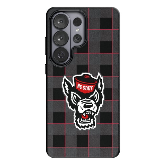 Keyscaper NC State Wolfpack Plaid Galaxy Magnetic Bump Case