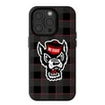 thumbnail image 1 of Keyscaper NC State Wolfpack Plaid Magnetic Bump iPhone Case, 1 of 1