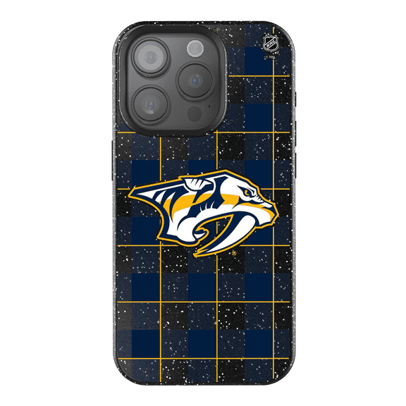 Keyscaper Nashville Predators Plaid Bling iPhone Case