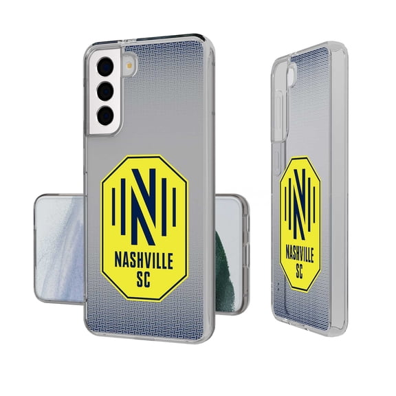 Keyscaper Nashville SC Linen Logo Galaxy Clear Case