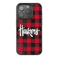thumbnail image 1 of Keyscaper Nebraska Huskers Plaid Bling iPhone Case, 1 of 1