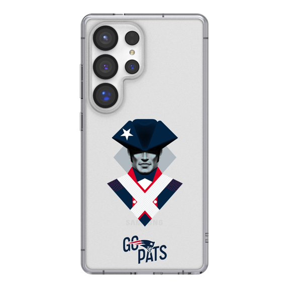 Keyscaper New England Patriots Galaxy Clear Case