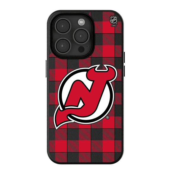 Keyscaper New Jersey Devils Plaid iPhone Magnetic Bump Case