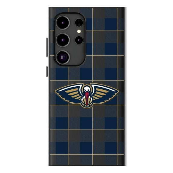 Keyscaper New Orleans Pelicans Plaid Galaxy Magnetic Bump Case