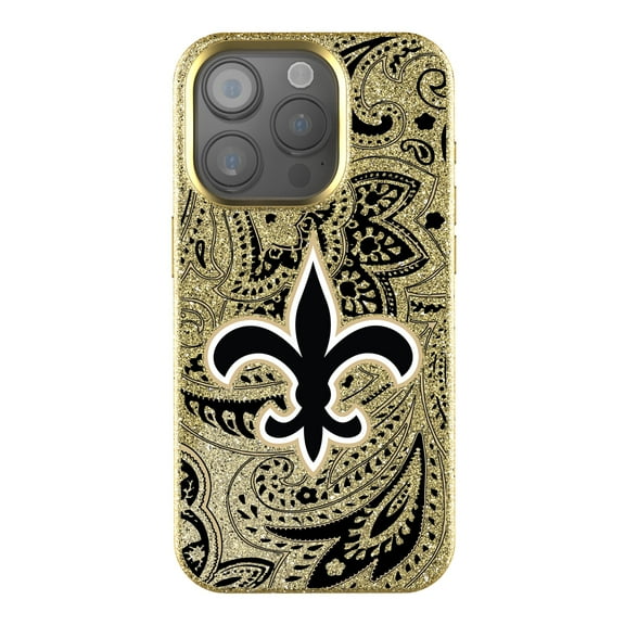 Keyscaper New Orleans Saints Paisley Bling iPhone Case