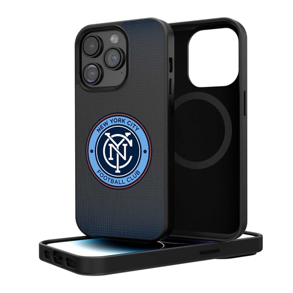 Keyscaper New York City FC Linen Logo iPhone Magnetic Bump Case