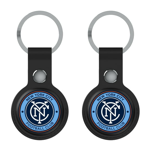 Keyscaper New York City FC Two-Pack Insignia AirTag Holders