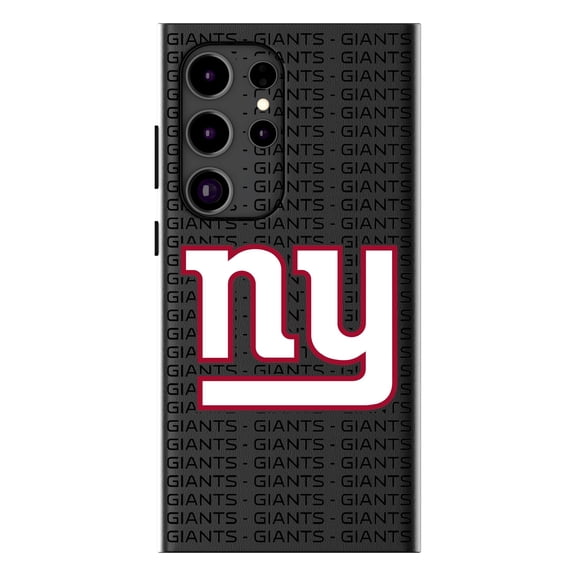 Keyscaper New York Giants Text Backdrop Galaxy Magnetic Bump Case