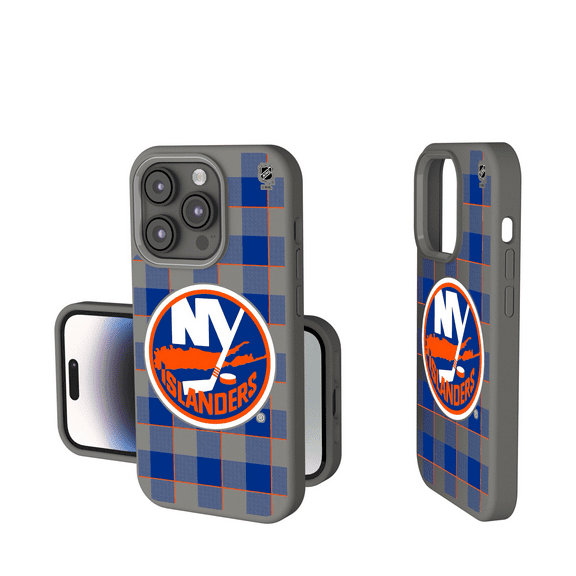 Keyscaper New York Islanders Plaid Soft Touch iPhone Case