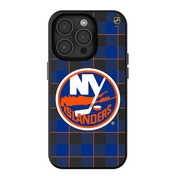 Keyscaper New York Islanders Plaid iPhone Magnetic Bump Case