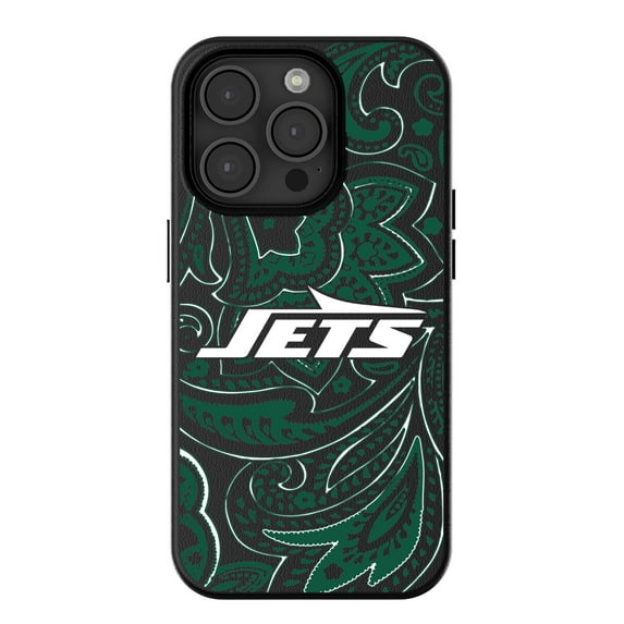 Keyscaper New York Jets Paisley iPhone Magnetic Bump Case