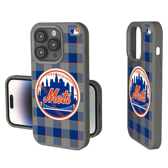 Keyscaper New York Mets Plaid Soft Touch iPhone Case