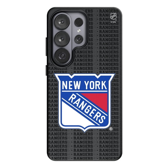 Keyscaper New York Rangers Text Backdrop Galaxy Magnetic Bump Case