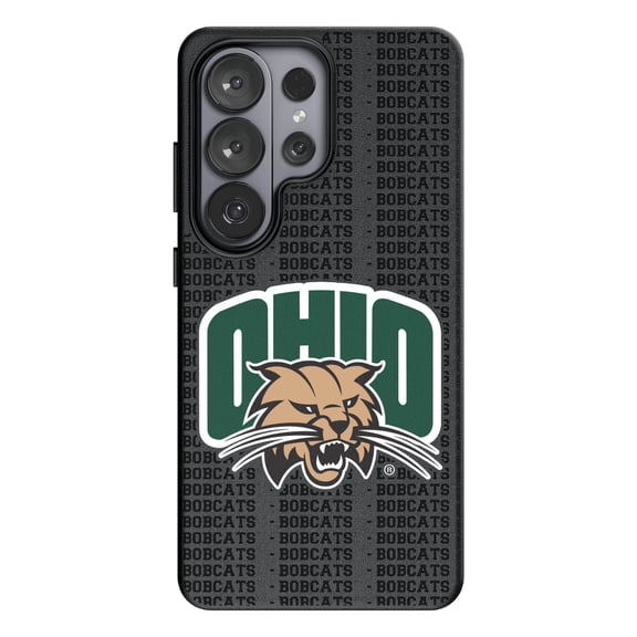 Keyscaper Ohio Bobcats Text Backdrop Galaxy Magnetic Bump Case