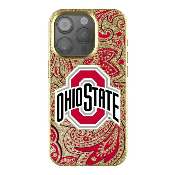 Keyscaper Ohio State Buckeyes Paisley Bling iPhone Case