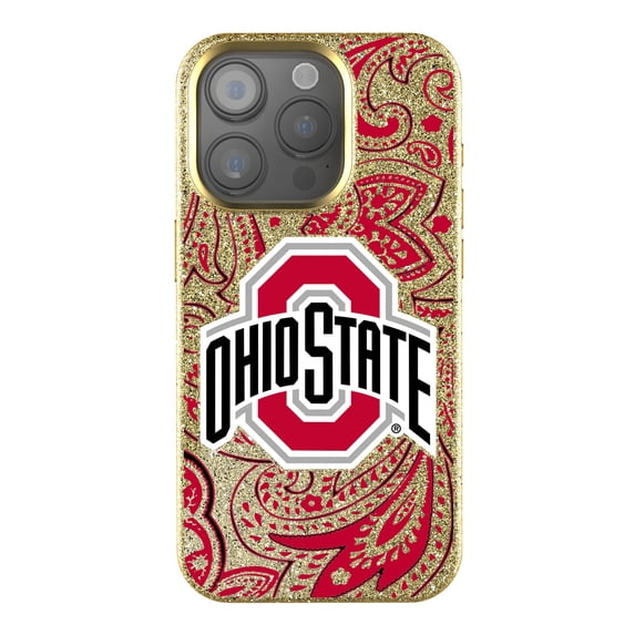 Keyscaper Ohio State Buckeyes Paisley Bling iPhone Case