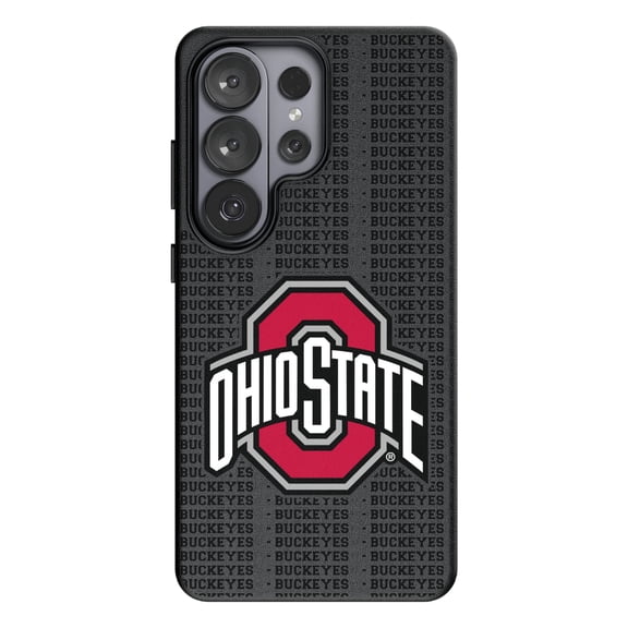 Keyscaper Ohio State Buckeyes Text Backdrop Galaxy Magnetic Bump Case