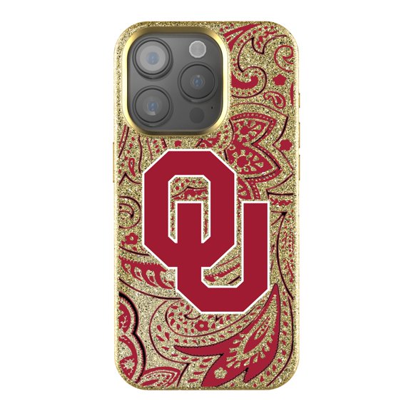 Keyscaper Oklahoma Sooners Paisley Bling iPhone Case