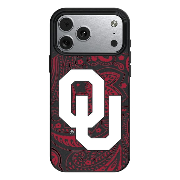 Keyscaper Oklahoma Sooners Paisley iPhone Magnetic Bump Case