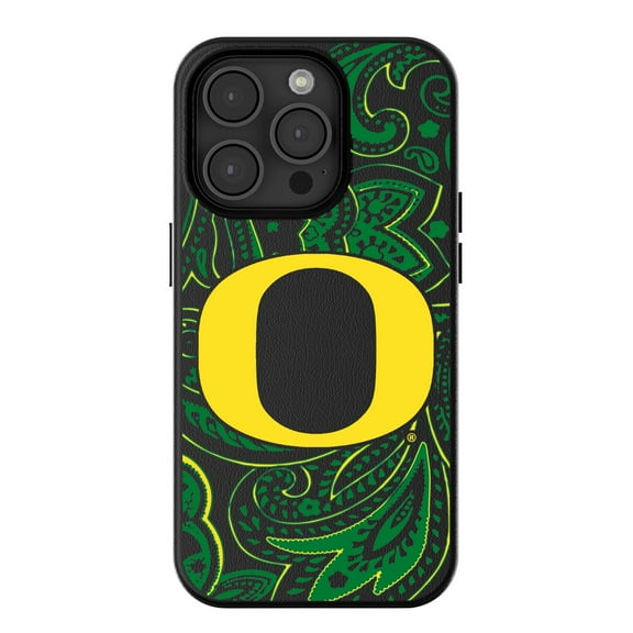 Keyscaper Oregon Ducks Paisley iPhone Magnetic Bump Case