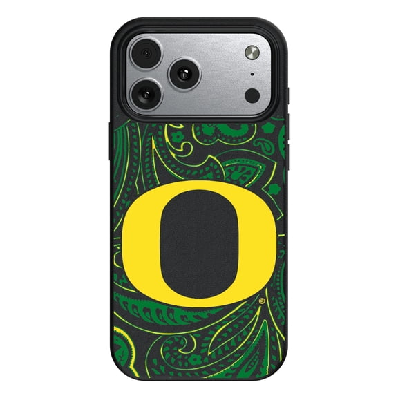 Keyscaper Oregon Ducks Paisley iPhone Magnetic Bump Case