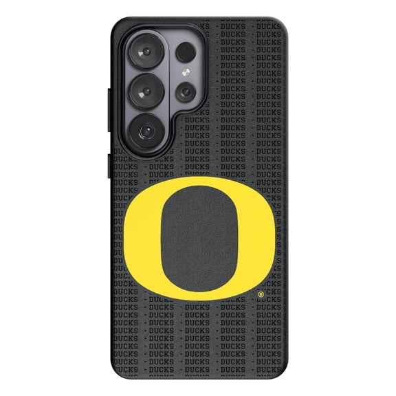 Keyscaper Oregon Ducks Text Backdrop Galaxy Magnetic Bump Case