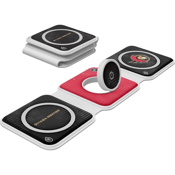 Keyscaper Ottawa Senators 3-in-1 Foldable Charger