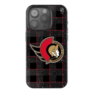 Keyscaper  Ottawa Senators Plaid Bling iPhone Case