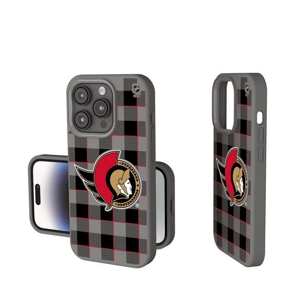 Keyscaper Ottawa Senators Plaid Soft Touch iPhone Case