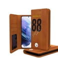 thumbnail image 1 of Keyscaper Pat Freiermuth Brown Pittsburgh Steelers Galaxy Folio Case, 1 of 1