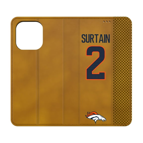 Keyscaper Patrick Surtain Brown Denver Broncos Folio iPhone Case