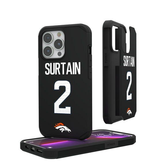 Keyscaper Patrick Surtain II Denver Broncos iPhone Rugged Case