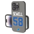 thumbnail image 1 of Keyscaper Penei Sewell Gray Detroit Lions Ready Soft Touch iPhone Case, 1 of 7