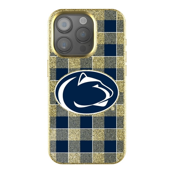 Keyscaper Penn State Nittany Lions Plaid Bling iPhone Case