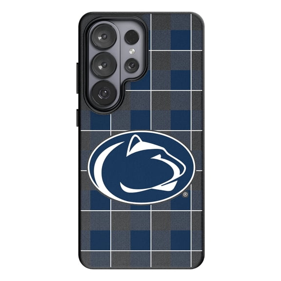 Keyscaper Penn State Nittany Lions Plaid Galaxy Magnetic Bump Case