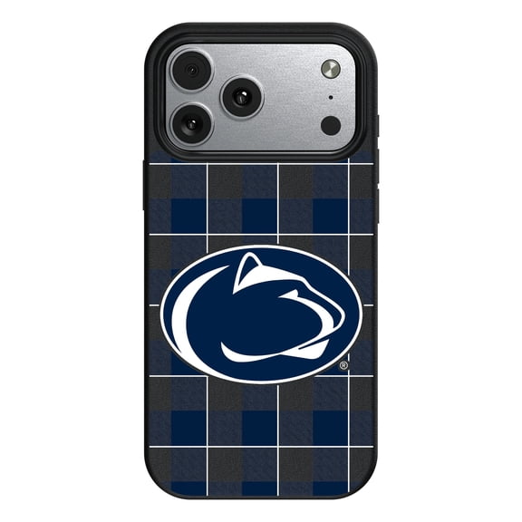 Keyscaper Penn State Nittany Lions Plaid Magnetic Bump iPhone Case