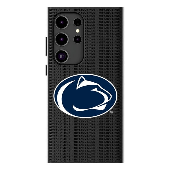 Keyscaper Penn State Nittany Lions Text Backdrop Galaxy Magnetic Bump Case
